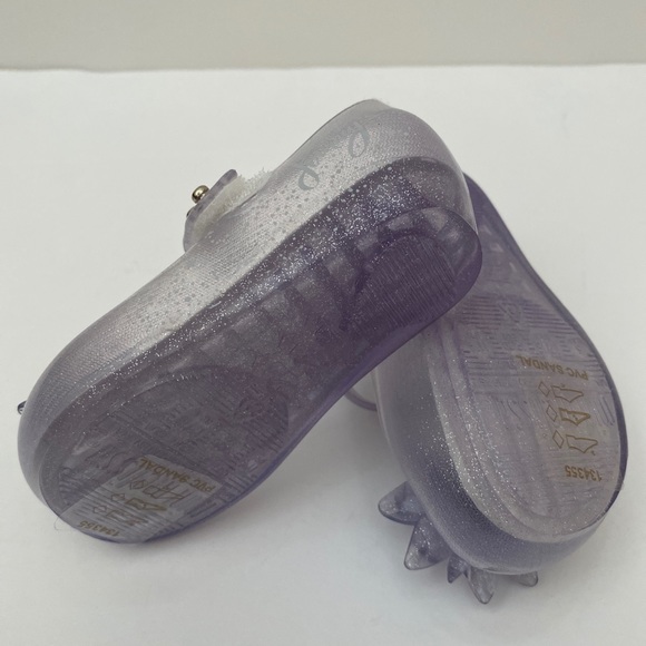 NIB Mini Melissa Frozen Mary Janes Shoes - Size 5 - Picture 6 of 7